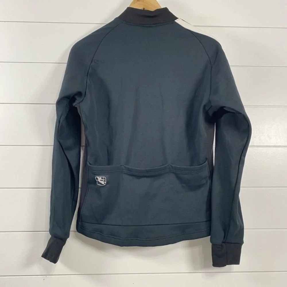 Giordana Womens Ten Piermont Bicycle Full Zip‎ Jacket sz L NWT Black Activewear